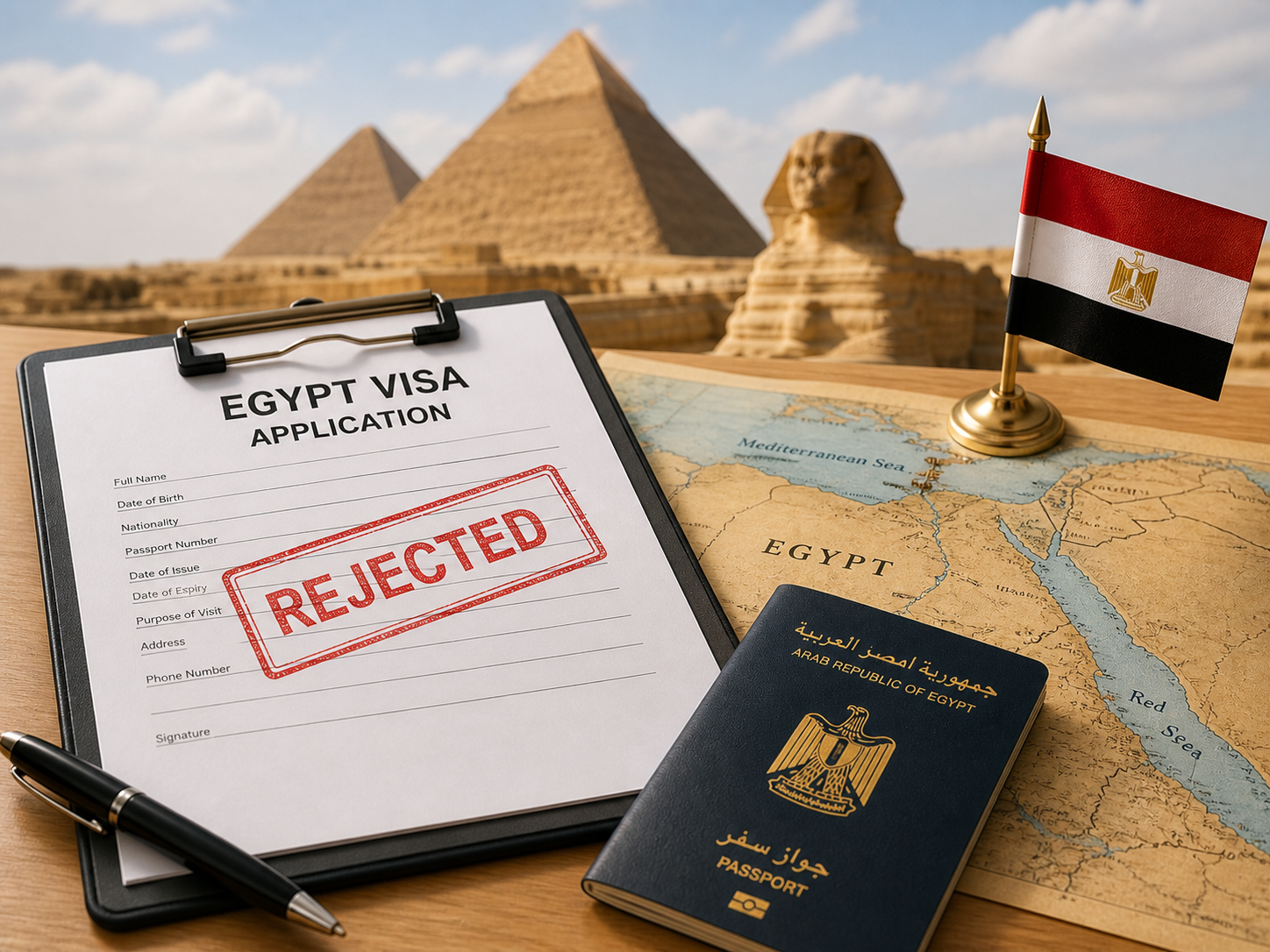 Top 5 Reasons Egypt Visa Applications Get Rejected (And How to Fix)